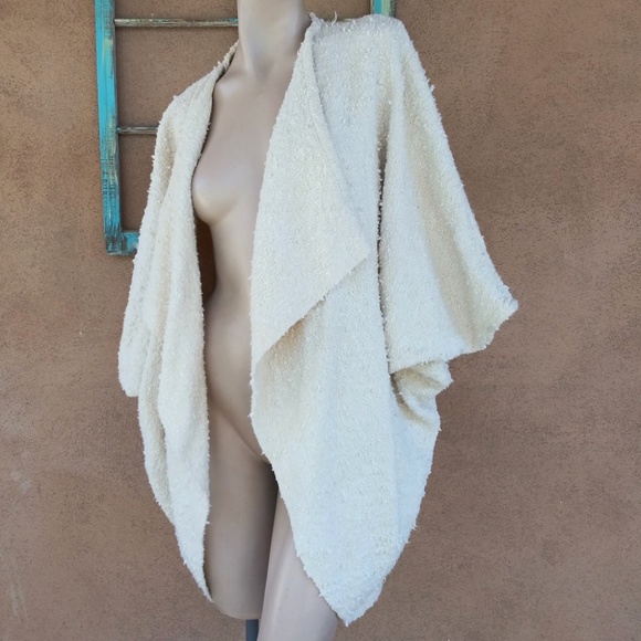 Vintage Jackets & Blazers - VTG 1980s Woven Cotton Cocoon Jacket OS